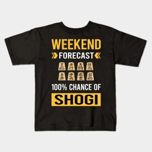 Weekend Forecast Shogi Kids T-Shirt